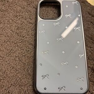 White bow iPhone 13 Pro Max case (new)